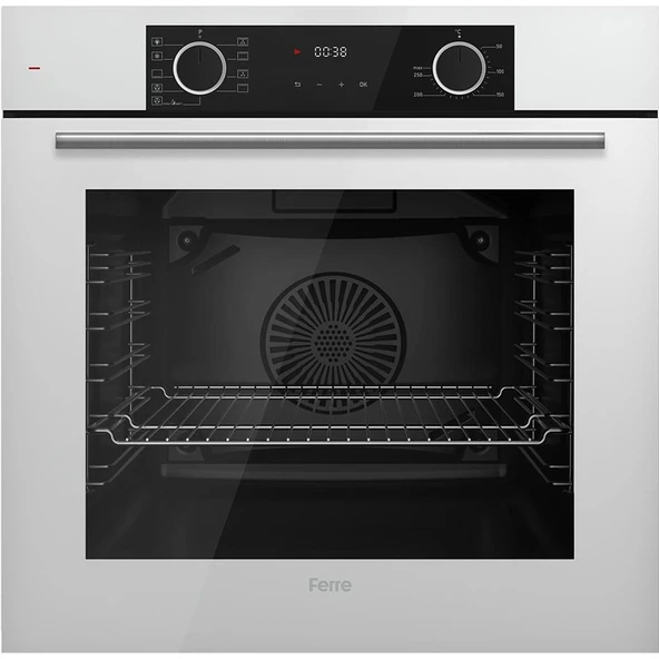 Ferre XE63CB Fryart Beyaz Ankastre Fırın (0+9 Konum) - 1