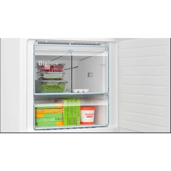Bosch KGN55CWE0N Alttan Donduruculu Buzdolabı 186 x 70 cm Beyaz No-Frost - Resim 3