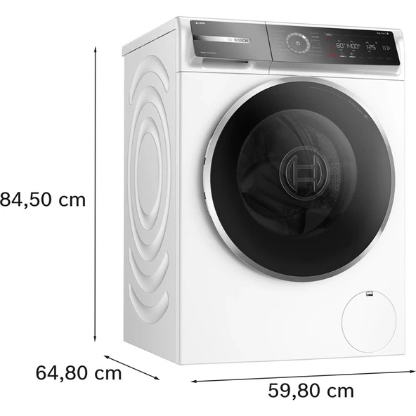 Bosch Serie 8 WGB254A1TR A Enerji Sınıfı 10 kg 1400 Devir Çamaşır Makinesi - Resim 3