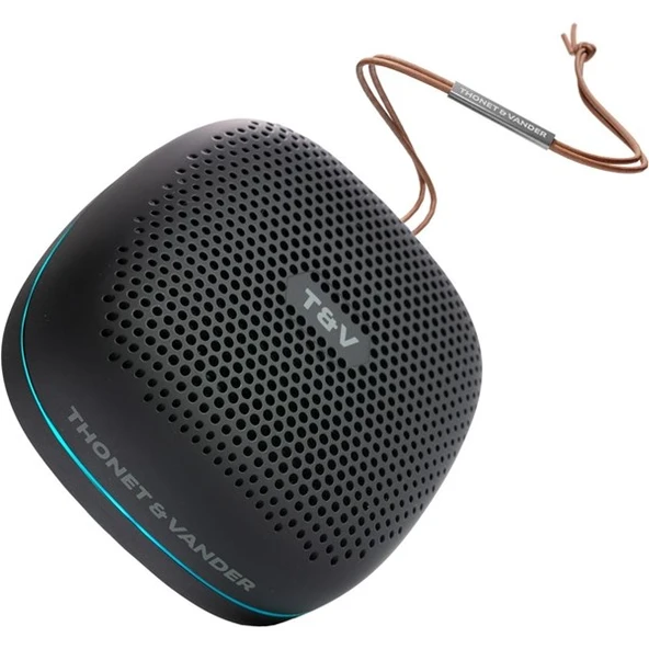 THONET Vander Duett HK096-03614 10W RMS Siyah Bluetooth Taşınabilir Hoparlör - Resim 4
