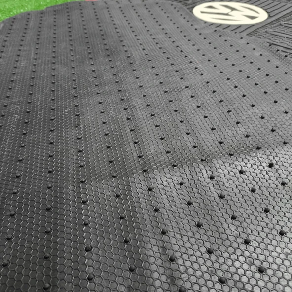 Üniversal 2V Latex Kauçuk-5 parça-Paspas-Kaydırmaz Taban-1.Sınıf İthal Ürün - 4