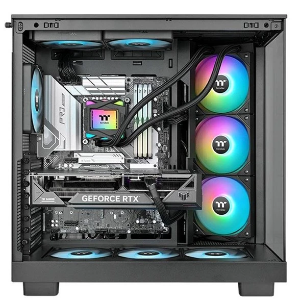 THERMALTAKE 360MM LA360 CL-W459-PL12SW-A AM5-1851P RGB SIVI SOĞUTMALI İŞLEMCİ FANI - Resim 6