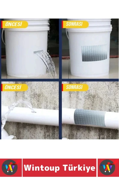 Ultra Güçlü Su Neme Dayanıklı Çok Amaçlı Montaj Onarım İzolasyon Tamir Bantı Kırmızı 48 Mmx10Mt 2 Ad - 3