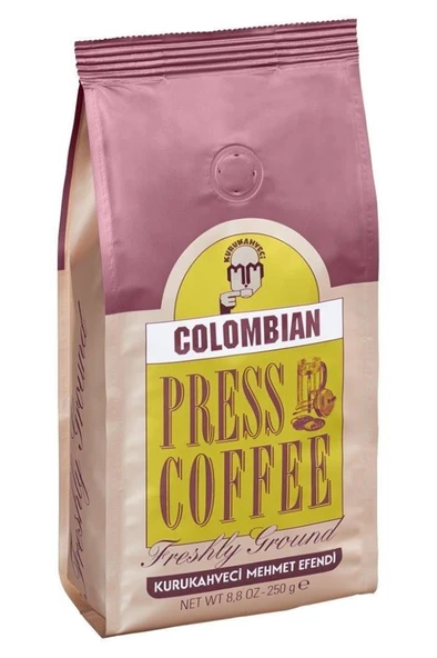 Mehmet Efendi 250GR Colombian Press Coffee ( Freshly Ground ) ürün görseli 1