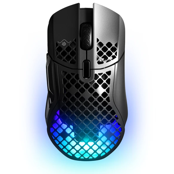 SteelSeries Aerox 5 Wireless SSM62406 Optik 9 Tuş 18000 CPI RGB Siyah Kablosuz Gaming (Oyuncu) Mouse