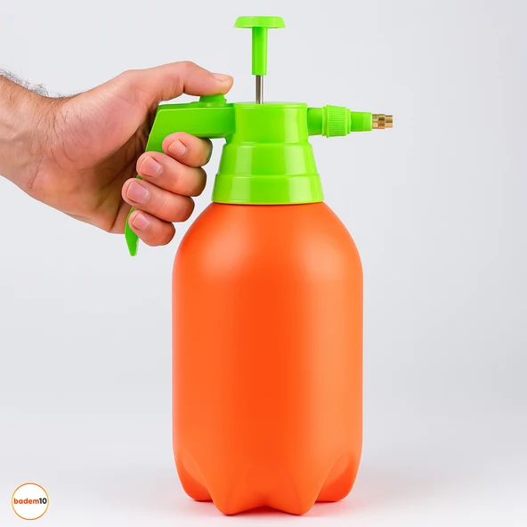 2 Litre Çok Amaçlı Basınçlı El Püskürtme İlaçlama Pompası Aleti Bitki Sulama Ayarlı Sprey Şişe - Resim 3