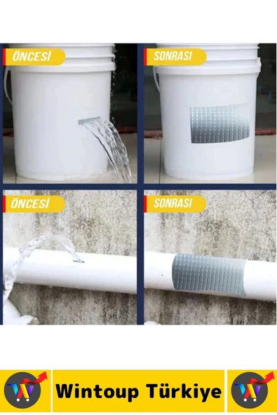 Ultra Güçlü Su Neme Dayanıklı Çok Amaçlı Montaj Onarım İzolasyon Tamir Bantı Sarı 48 Mmx10 Mtr 2 Adt - 3