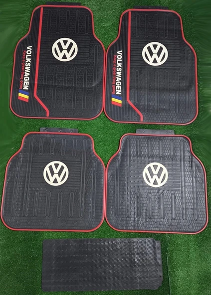 Üniversal 2V Latex Kauçuk-5 parça-Paspas-Kaydırmaz Taban-1.Sınıf İthal Ürün