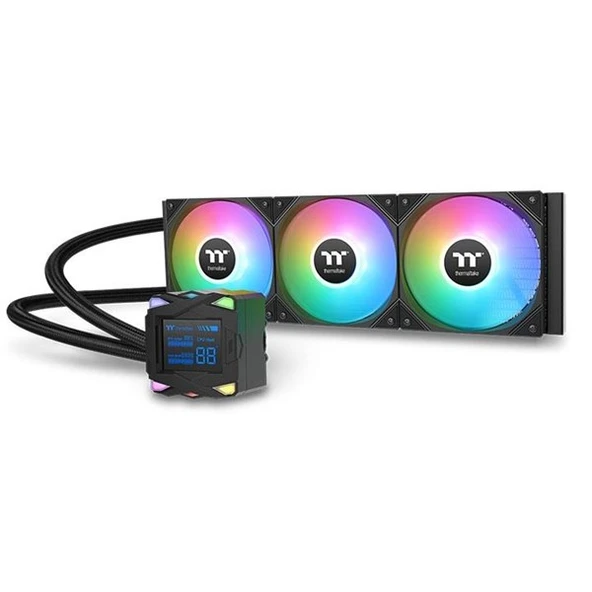 THERMALTAKE 360MM LA360-S LCD CL-W462-PL12SW-A AM5-1851P ARGB LED GÖSTERGELİ SIVI SOĞUTMALI İŞLEMCİ FANI ürün görseli