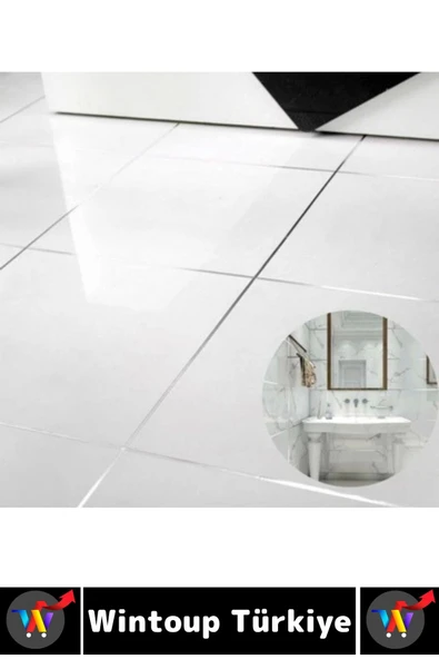 Uzun Ömürlü Kendinden Yapışkanlı Karo Zemin Fayans Derz 1 Cm X 50 Metre Gri Şerit Bant 2 Adet - 4