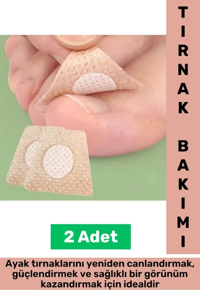 Hasarlı Tırnak Bakım Canlandırma Güçlendirme Sağlıklı Görünüm Tırnak Bakım Onarım Yaması 2 Adet