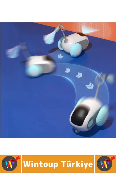 Evcil Hayvan Kedi Fiziksel Gelişm İlgi Çekici Eğlenceli Şarjlı Uzaktan Kumandalı Robot Kedi Oyuncağı - Resim 6