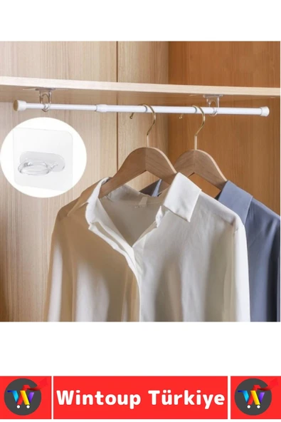 Dayanıklı Kendinden Yapışkanlı Dekorasyon Düzenleme Asma Sabitleme Çok Amaçlı Yuvarlak Halka 10 Adet - Resim 2