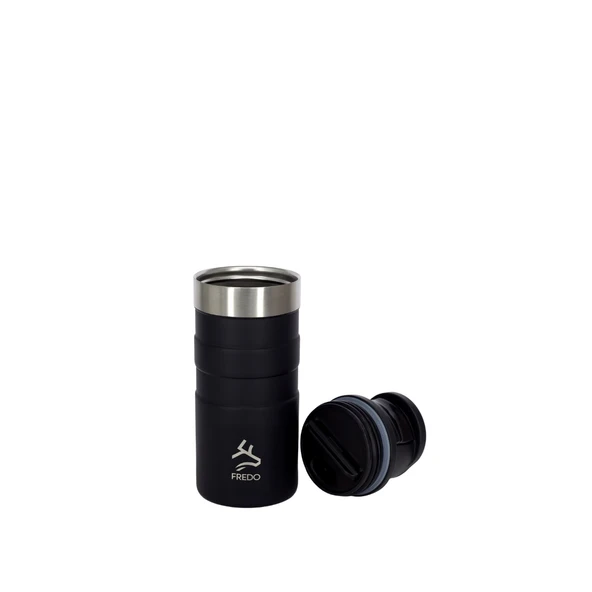 Comfort Therm Paslanmaz Çelik Siyah Termos Bardak, Mug 350ml - 2