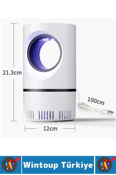 Premium Kimyasal İçermez 6 Uv Işıklı Sessiz Çalışır Gece Lambası Kullanımlı Haşere Sinek Öldürücü - 6