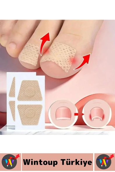 Hasarlı Tırnak Bakım Canlandırma Güçlendirme Sağlıklı Görünüm Tırnak Bakım Onarım Yaması 2 Adet - 3