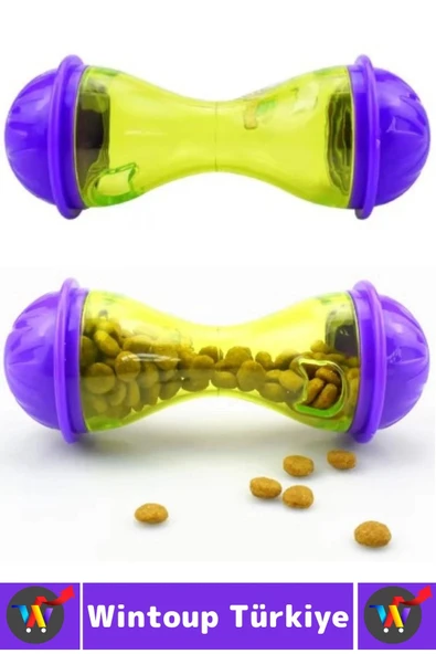 Evcil Hayvan Kedi Avlanma İçgüdüsü Geliştiren Eğlenceli İnteraktif Kedi Ödül Mamalı Oyuncak - Resim 2