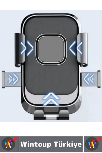 360 Derece Döner Yan Alt Sabitleyici Dikey Yan Kullanım Scooter Motor Bisiklet Gidon Telefon Tutucu - Resim 5