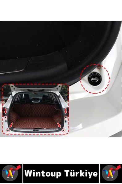 Kendinden Güçlü Yapışkanlı Çarpışma Aşınma Çizik Darbe Gürültü Önleyen Oto Kapı Koruyucu Ped 20 Adet - 5