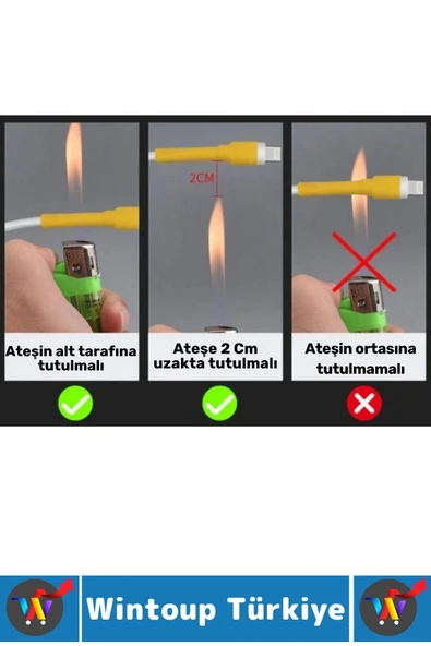 Telefon Şarj Yalıtım Koruma Isıyla Daralan Makaron Renkli Şık Kablo Koruyucu Kılıf 560 Prç Kutulu - Resim 5