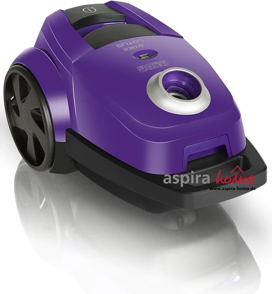 Arnica Lotus Mor Toz Torbalı Elektrikli Süpürge, 4.5 L Hacim, 750 W, Yıkanabilir Filtre, Mor - Resim 2