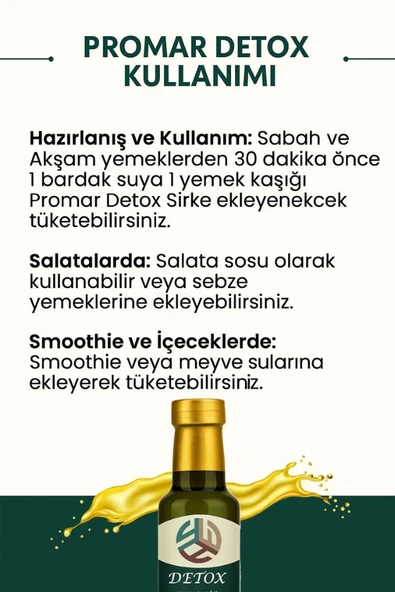 PROMAR MİX DETOX SİRKESİ 250 ML+ KİNOA TOHUMU DETOX SİRKESİ 250 ML - Resim 2