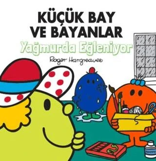 Küçük Bay Ve Bayanlar Yağmurda Eğleniyor ürün görseli 1