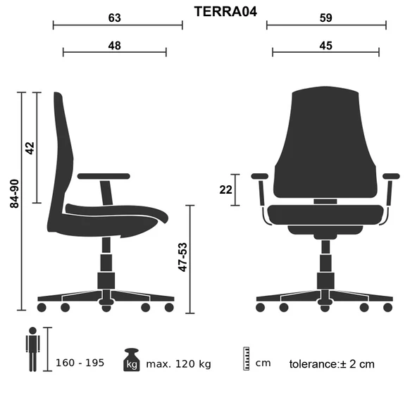 Casella Terra Döşemeli Toplantı Koltuğu | Ofi̇s Koltuğu | Ergonomik, Şık Ve Fonksiyonel - 6