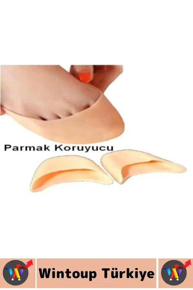 Gündelik Konforlu Nefes Alabilen Ameliyat Sonrası 5 Parmak Kapatan Silikon Ayak Parmak Gömleği - 2