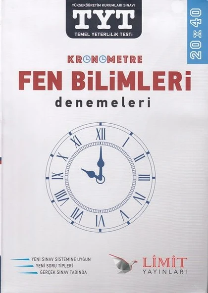 Yks Tyt Fen Bilimleri Deneme Kronometre ürün görseli 1