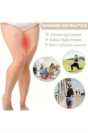 2 Adet Kendinden Yapışkanlı Sürtünme ve Pişik Önleyici Uyluk Koruyucu Bant – Spor ve Günlük Kullanım İçin Uniseks - 2
