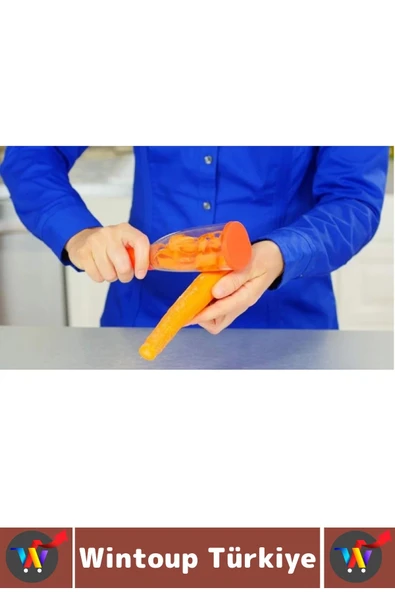 Ergonomik Sebze Meyve Soyacağı Kabukları İçinde Tutan Pratik Kolay Kullanım Hijyenik Hazneli Soyacak - Resim 2