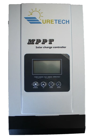 URETECH 60 Ah Amper Mppt Solar Şarj Kontrol Cihazı Regülatörü 12v 24v 48v 60a - Resim 2