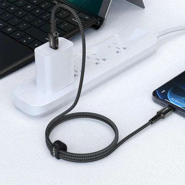 Acefast 30W 1.2 Metre USB-C to Ligtning Apple MFI Lisanslı Type-C iPhone Uyumlu Şarj Data Kablosu - C1-01 - 3