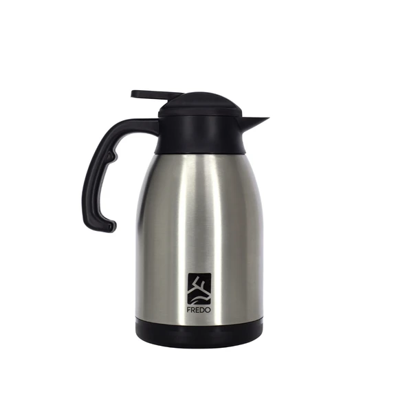 Big Therm 2 Lt Paslanmaz Çelik Inox Çay Termosu, 24 Saat Soğuk, 12 Saat Sıcak Tutma - 1