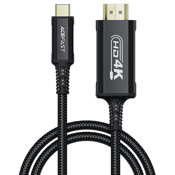 Acefast USB-C to HDMI 4K HDR Destekli 1.8 Metre Video Aktarım Kablosu - C1-10 - 3