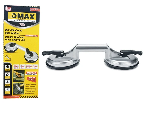 2'li Cam Vantuzu Alüminyum DMX4067 - 1