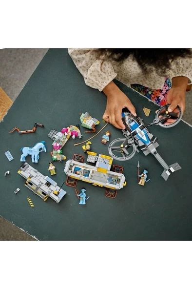 LEGO ® Avatar Uçan Dağlar: Saha 26 ve RDA Samson 75573 - Yaratıcı Oyuncak Yapım Seti (887 Parça) - Resim 9