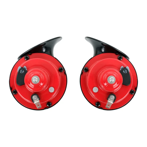 Seger 24V Dadat Korna Tek Fişli Takım 1 İnce 1 Kalın Ses Salyangoz - 4