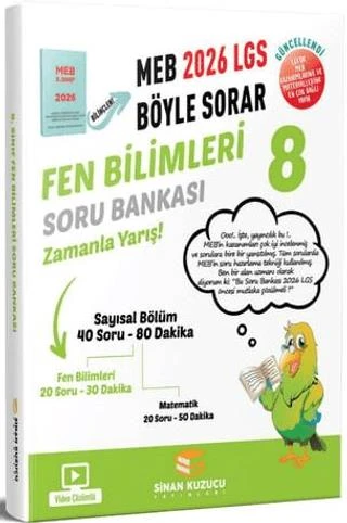 8. Sınıf 2026 Lgs Meb Böyle Sorar Fen Bilimleri Soru Bankası ürün görseli 1