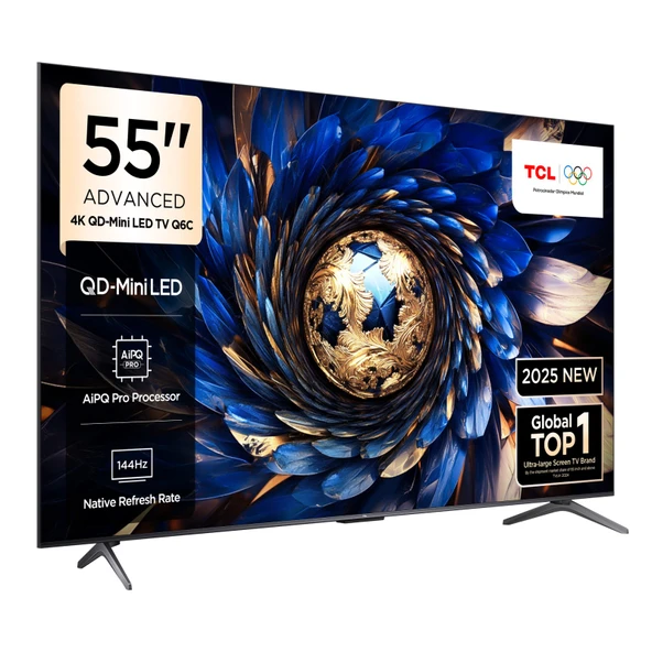 TCL 55Q6CGTV 4K QD-MINI LED 55" 144HZ GOOGLE TV - 2