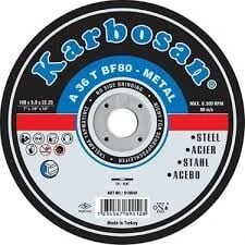 KARBOSAN 230X3X22 NK METAL KESME TAŞI-5'Lİ PAKET