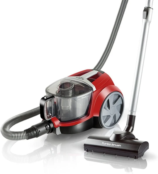 Arnica Pika Kırmızı Toz Hazneli Elektrikli Süpürge, 250 W, 2.5 L Hazne, HEPA 13 Filtre, Kırmızı ürün görseli 1