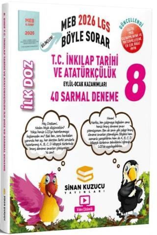 8. Sınıf 2026 | İlk Doz Sarmal Branş Denemeleri T.c. İnkılap Tarihi Ve Atatürkçülük ürün görseli 1