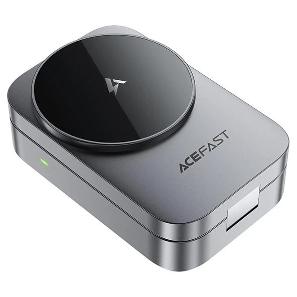 Acefast Kablosuz Masaüstü Hızlı Şarj Standı 22.5W Kablosuz Şarj Çıkışlı - Magsafe , Apple Watch ve Airpods Uyumlu - E22 - 2