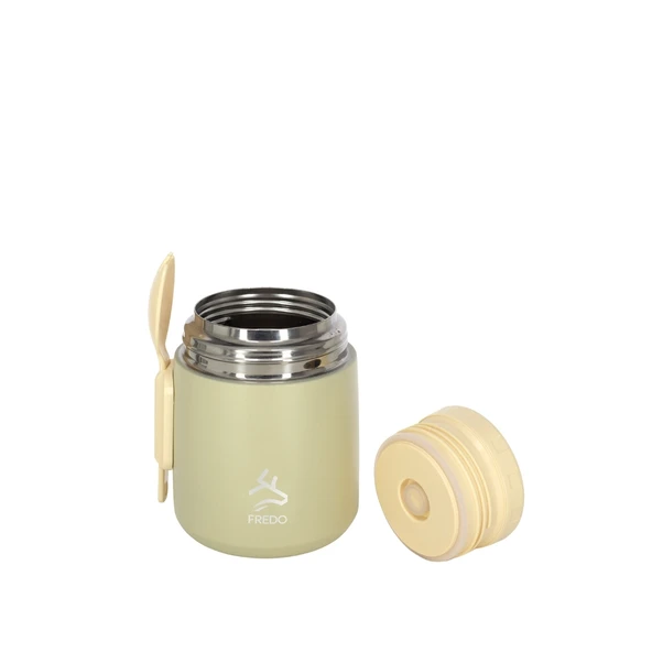 Duo Dine Bebek Krem Mama Kabı & Yemek Saklama Termosu, Mug - 8 Saat Sıcak, 12 Saat Soğuk Tutma 500 ml - 3