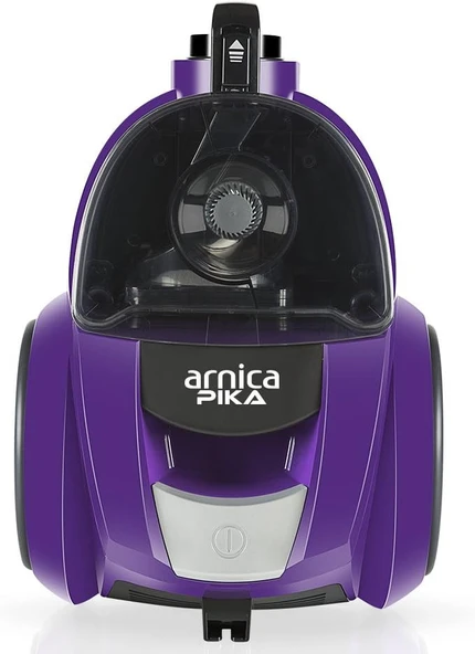 Arnica Pika Mor Toz Hazneli Elektrikli Süpürge, 2.5 L Hazne, 750 W, AFS Filtre, Mor - Resim 4