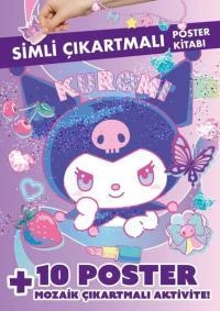 Kuromi Simli Çıkartmalı Poster Kitabı ürün görseli 1