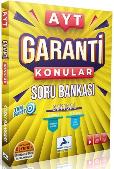 Ayt Garanti Konular Sayısal Soru Bankası ürün görseli 1