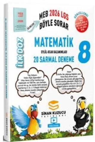 2026 8. Sınıf Matematik İlk Doz Sarmal Branş Denemeleri - Resim 2